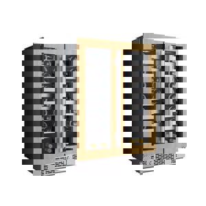 24 in. 42 Bottle Built-In French Door Panel Ready Wine Refrigerator